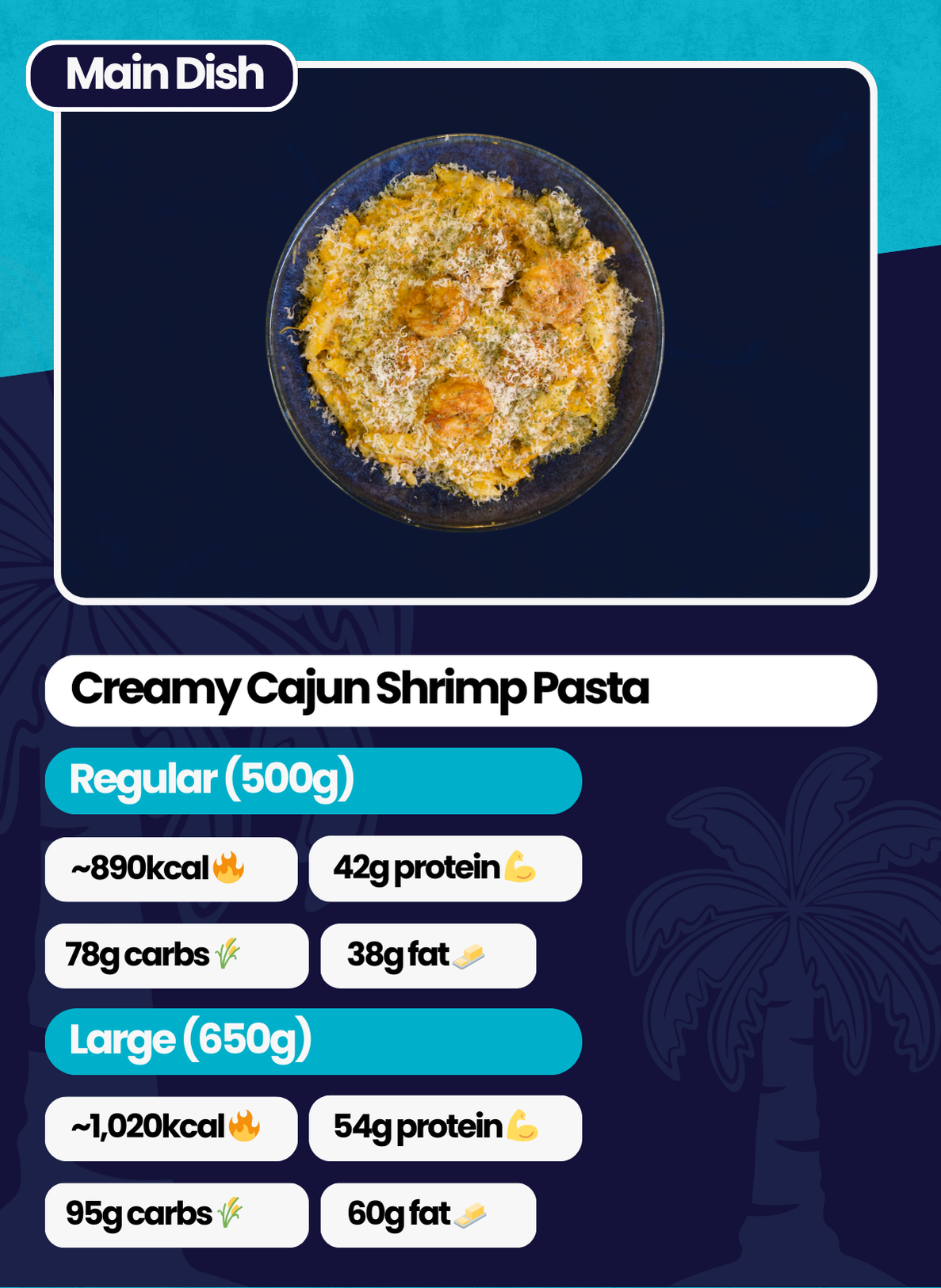 Creamy Cajun Shrimp Pasta