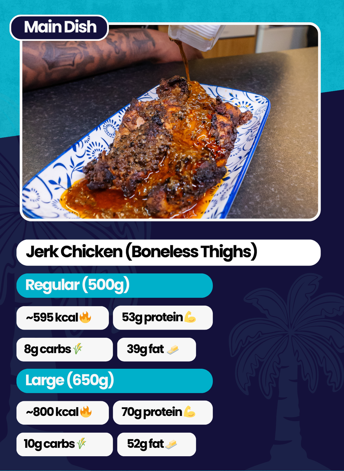 Jerk Chicken (Boneless Thighs)