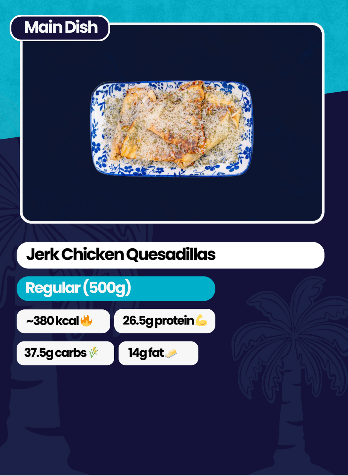 Jerk Chicken Quesadillas