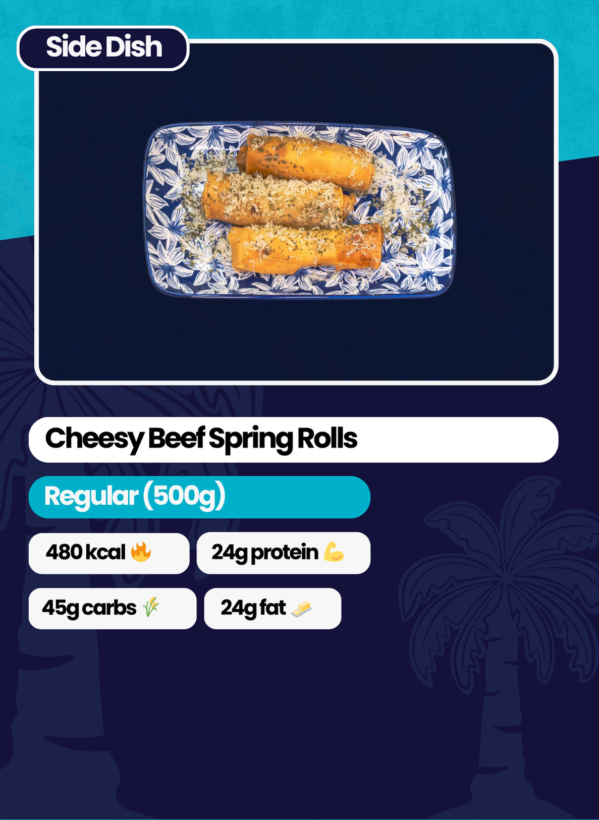 Cheesy Beef Spring Rolls