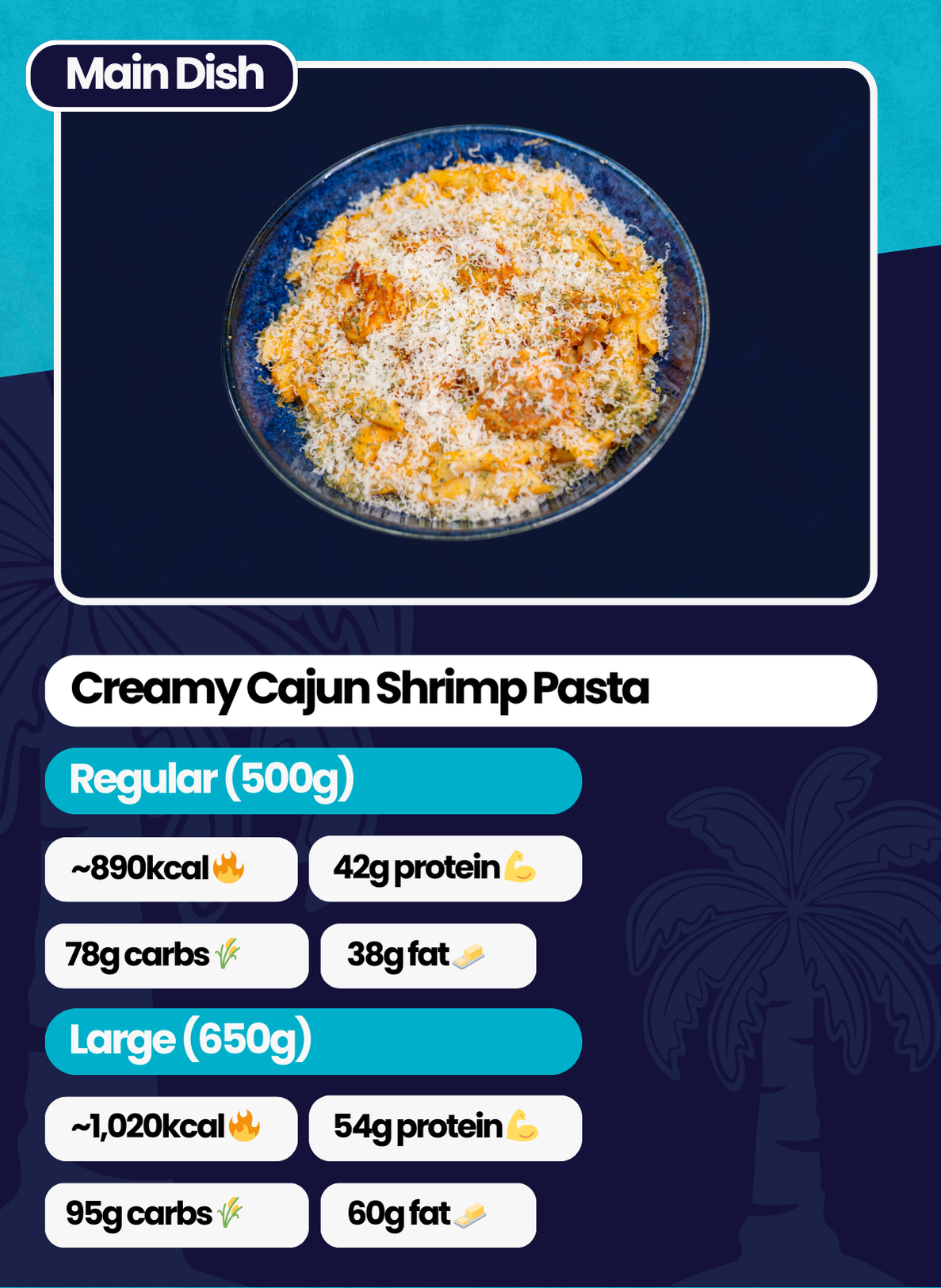 Creamy Cajun Shrimp Pasta